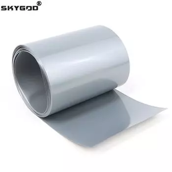 Термоусадочная трубка ПВХ 17-450 мм серого цвета