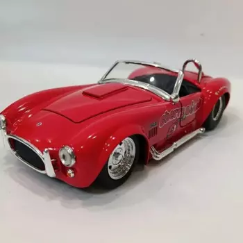 1:24 1965 Shelby 427SC литая металлическая модель автомобиля, игрушечный автомобиль из сплава для детей, коллекция декоративных поделок Z27