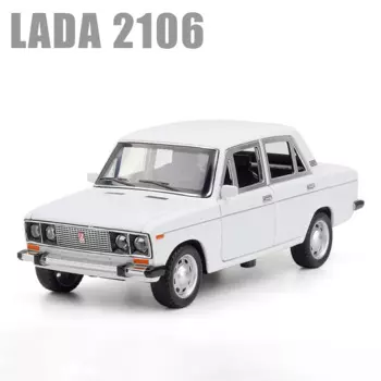 1:24 LADA винтажная модель автомобиля из сплава, литые металлические игрушки, автомобили, выпуск звука и аксессуары, коллекционная игрушка, детские подарки