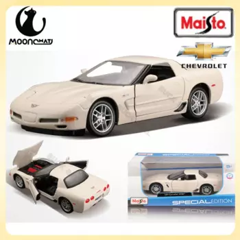 1:24 Maisto Chevrolet Corvette Z06 модель автомобиля из цинкового сплава Chevrolet Die Cast ретро спортивный автомобиль коллекция роскошный автомобиль игрушка подарок