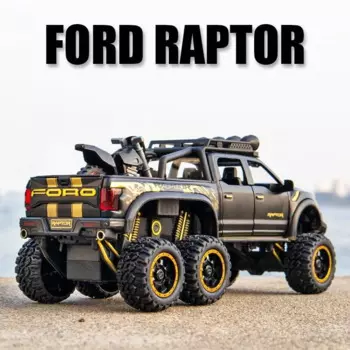 1:24 пикап Ford Raptor F150 модель автомобиля из сплава литой внедорожник модель автомобиля игрушечная металлическая Модифицированная имитация детский подарок