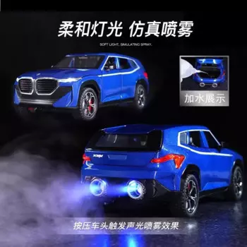 1: 24 внедорожник BMW XM модель автомобиля из сплава распылителя акустическая отдача детские игрушки Коллекционные Подарочные аксессуары