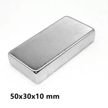 1/2/3/5/10 шт. 50x30x10 большие мощные квадратные магниты, постоянный магнит 50x30x10 мм, супермощный неодимовый магнит 50*30*10