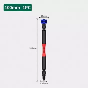 1/2/4/5 шт., противоскользящие магнитные отвертки K5 с двойной головкой 65 мм, 100 мм, 1/4 дюйма, шестигранный хвостовик PH2, магнитные Фотообои