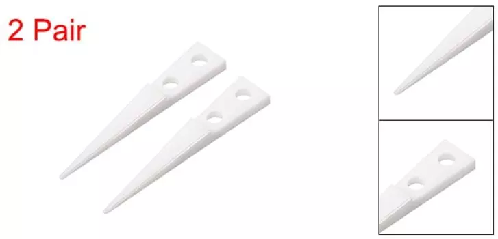 1/2/4 пары, керамические сменные наконечники с прямым острым носком