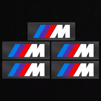 1/2/5/10 шт. автомобильная наклейка на руль, внутренняя наклейка для BMW M F20 E36 E92 E87 E30 E46 E91 F31 X5 E53 E34 F11 E70 F25 E53