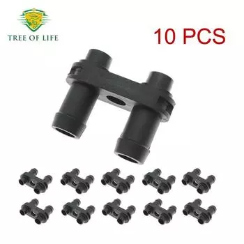 1/2/5/10X фланец трубы охлаждающей жидкости 6Q0121065N для VW Polo 5 2006-2023 Skoda Fabia 1999-2015 Rapid 2012-2023 Audi A1 (8X) 2010-2018