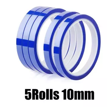 1/2/5 шт. синяя Тепловая Лента сублимационные заготовки термолента 10 мм 20 мм высокотемпературная лента тепловой виниловый пресс лента для 3D-печати