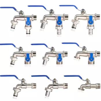 Садовый рычажный кран MUCIAKIE металлический 1/2''