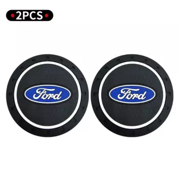 1/2 шт. автомобильная подставка для чашки с водой, нескользящий коврик, эмблема, внутренние аксессуары для Ford Focus 2 3 mondeo mk3 f150 fusion