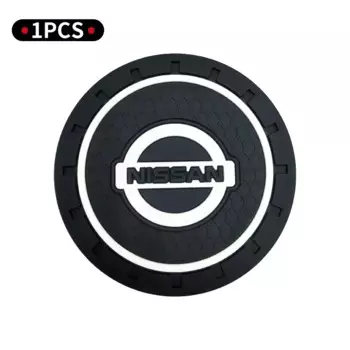 1/2 шт. автомобильный нескользящий коврик для стакана с водой, держатель для бутылки с водой, коврик для Nissan X-trail Qashqai Note Juke Sentra Patrol Leaf