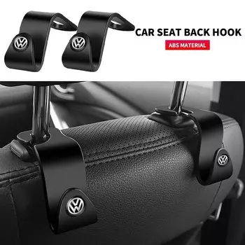 1/2 шт. крючки для подголовника автомобиля, вешалка для сумок, органайзер на спинку сиденья, держатель, зажимы для Volkswagen Mazda Opel Nissan Skoda Citroen LEXUS