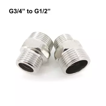 1/2x G3/4 дюйма, 25 мм, штекер G1/2 дюйма, 20 мм, штекер, сантехнические фитинги, резьбовой тройник, стыковое соединение из нержавеющей стали, соединитель трубки для водяного шланга c