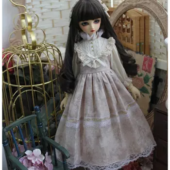1/3 1/4 1/6 BJD длинное платье для куклы + резинка для волос для BJD SD DD Кукла Одежда Blyth кукла платье женское аксессуары BJD одежда