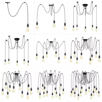 Подвесная люстра-паук SIKEBOTE, 1-14 головок