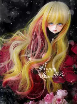 1/4 1/3 весы BJD парик с длинными прямыми волосами для BJD/Аксессуары для кукол SD, не входит в комплект, обуви, одежды и других аксессуаров 18D1323