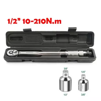 1/4 3/8 1/2 дюйма привод 2-210 Нм микрометр регулируемый динамометрический ключ гаечный ключ ручной инструмент для автомобиля, велосипеда, мотоцикла