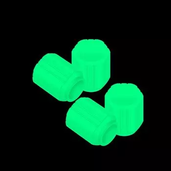 1/4 шт. светящиеся колпачки для клапанов, автомобильные флуоресцентные колпачки для клапанов шин, светящиеся колпачки для автомобилей, мотоциклов, велосипедов, колпачки для колес, крышка ступицы, декор, универсальный