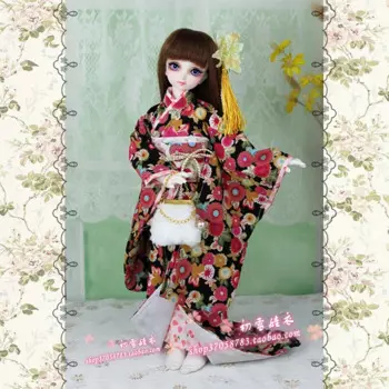 1/4 весы BJD японский юката комплекты Кимоно Одежда Аксессуары для BJD/SD кукла, не входит в комплект, обувь, парик и другие A0336-4