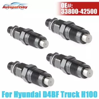 1/4 шт. 33800-42500 для двигателя Hyundai D4BB D4BH D4BF пикап H100 форсунки 33800 42500 3380042500 Автомобильные аксессуары