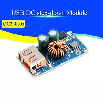 Stlxy USB DC понижающий модуль для быстрой зарядки QC2.0 QC3.0
