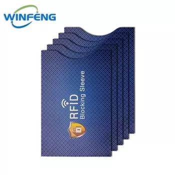1/5/10 шт., Защита для кредитных карт RFID, блокировка держателя карты, алюминиевая идентификационная карта, Стандартная защита от кражи