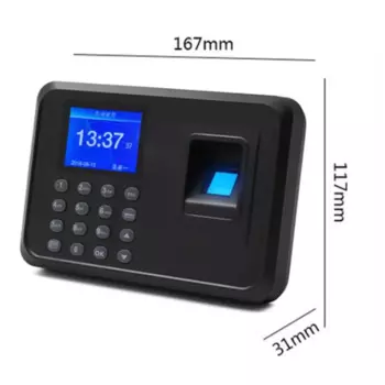 1,5-дюймовые TFT USB Биометрические часы со сканером отпечатков пальцев цифровая электронная машина для посещаемости работников