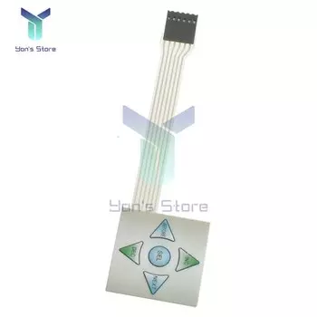 1*5 кнопочный мембранный переключатель 1x5 матричный массив клавиатуры панель управления клавиатуры DIY Набор для Arduino