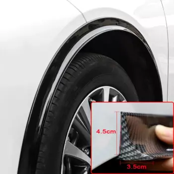 1,5 м анти-столкновение крыло вспышки колеса автомобиля арки крыло расширитель арки бровей анти-столкновение полосы брызговик защита для губ крышка