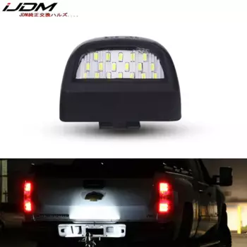 (1) 6000K ксеноновый белый 18SMD OEM-полный светодиод для Chevrolet Silverado GMC Sierra 1500 2500 3500 освещение номерного знака грузовика 12 В-24 В