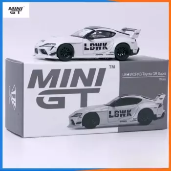 1:64 широкий кузов Toyota GR Supra #235 модель автомобиля из литого сплава, игрушки для мальчиков, коллекционные детали, Детские праздничные подарки