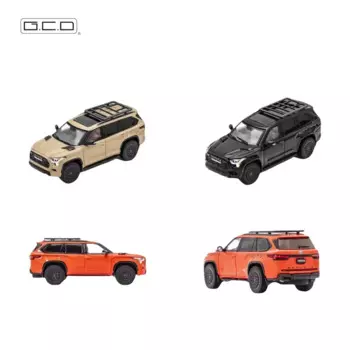 1:64 Toyota Sequoia SUV, имитационная статическая модель автомобиля из сплава, детская коллекция декоративных игрушек, праздничные подарки для детей.