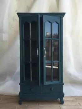 1:6 1:8 кукольный домик, мини-модель, мебельные аксессуары, винтажная книжная полка со стеклянной дверью Bjd Ob11 Gsc Blyth Soldier Lol, шкаф для хранения