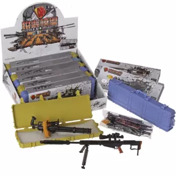 1/6 4D AK47 MG42 автомат M16A1 Штурмовая винтовка M82A1 снайперская винтовка в твердой пластиковой коробке пластиковая Сборная модель игрушка 8 шт./комплект