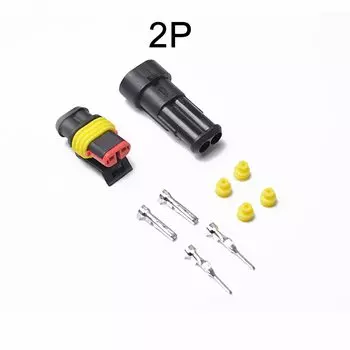 1-6-контактный разъем для ксеноновой лампы, HID герметичная Автомобильная вставка, автомобильный водонепроницаемый разъем, электрический провод, разъем, автомобильные аксессуары