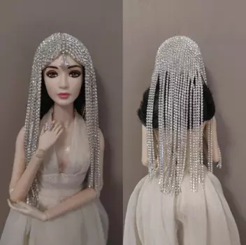 1:6 кукла, мини-ювелирный аксессуар, миниатюрный головной убор для 1/6 BJD, комплект ювелирных изделий, парик, декоративные игрушки для куклы, подарочные аксессуары для кукол