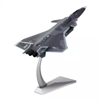 1/72 J20 Истребитель Высокодельный самолет Орнамент Дисплей самолета для книжной полки