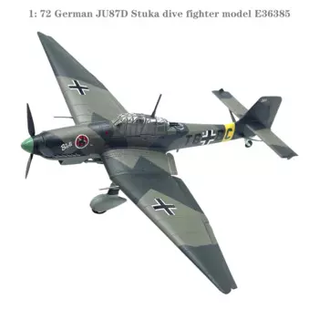 1: 72 немецкий истребитель JU87D Stuka модель E36385 Коллекционная готовая продукция