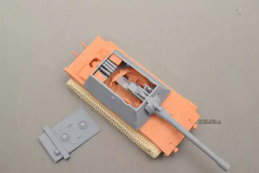 1/72 полная внутренняя структура, модель резервуара, 3D печатная модель из смолы, модель в сборе, домашнее хобби, Прямая поставка