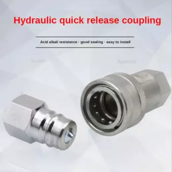 1/8 1/4 3/8 1/2 3/4 1 BSP самоблокирующийся гидравлический быстроразъемный соединитель из нержавеющей стали, маслопровод высокого давления, воздушный компрессор, штекер