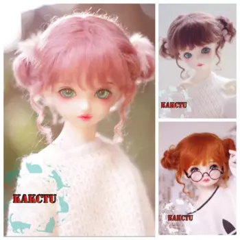 1/8 1/6 1/4 1/3 аксессуары для шарнирных кукол, Короткие вьющиеся волосы, милые Ретро парики для шарнирных/SD-кукол YOSD MSD SD13, девушек и девочек SSDF, дядя C1132