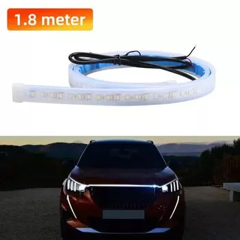 1,8 М/1,2 М Светодиодный Атмосферный Светильник На Капоте Автомобиля, Водонепроницаемое Наружное Автомобильное Освещение