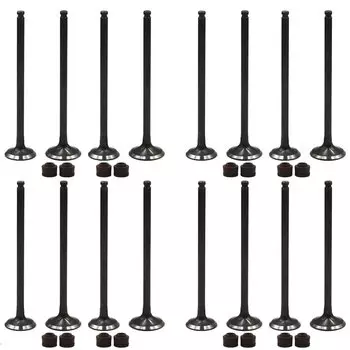 1/8 пар деталей двигателя мотоцикла, стержень впускного и выпускного клапана и комплект сальников для YAMAHA FZR400 1WG 1988-1990 FZ400 1997-1998