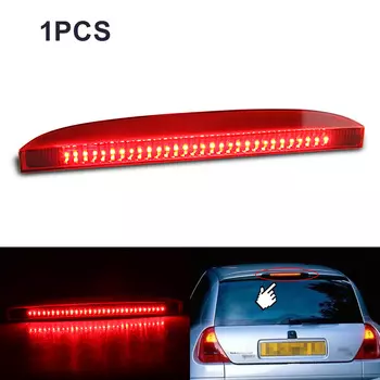 1 Автомобильный светодиодный стоп-сигнал с высоким креплением, Третий Задний стоп-сигнал, красная лампа для Renault Clio II 1998-2005 7700410753