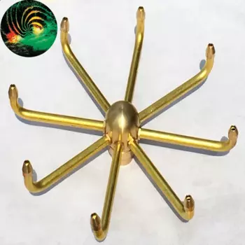 1 "DN25 1,5" DN40 латунная вращающаяся мельница для фонтана, сопла для пруда, фонтана