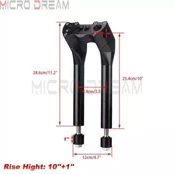 1-дюймовые подставки для руля мотоцикла с откатным механизмом, универсальный 1 "25 мм, зажим для крепления для Harley Honda Yamaha Suzuki Kawasaki BMW