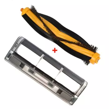 1 Ecovacs Deebot OZMO 930, основная щетка, робот-пылесос, запасные части, крышка основного ролика, сменная коробка для щеток