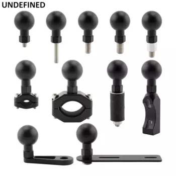 1 дюйм 25 мм адаптер для крепления на шаровую головку мотоцикла, зажим для руля велосипеда, кронштейн для зеркала заднего вида для GoPro 10 9 8 крепления для камеры