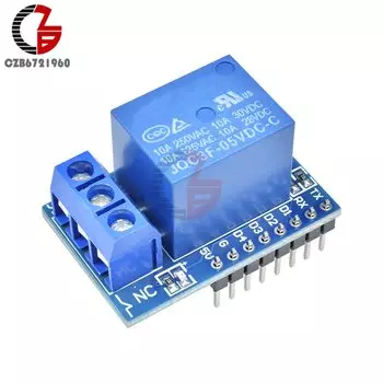 1 канал для WeMos D1 Mini Relay Shield 5V релейный модуль ESP8266 макетная плата для Arduino