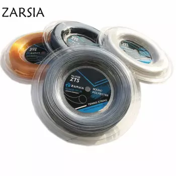 1 Катушка, теннисная нить ZARSIA из полиэстера, 1,25 мм, 1,30 мм, 200 м, теннисные ракетки, 4G, Круглые Гладкие качественные струны